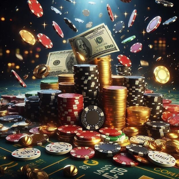Tampilan permainan slot online xototo dengan tema slot buah-buahan neon